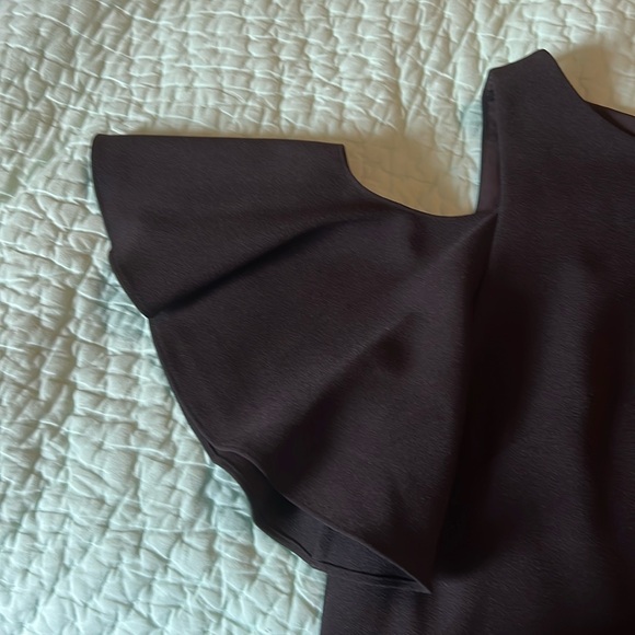 Chelsea 28 Cold Shoulder Cocktail Dress, XL, Black - Picture 2 of 6